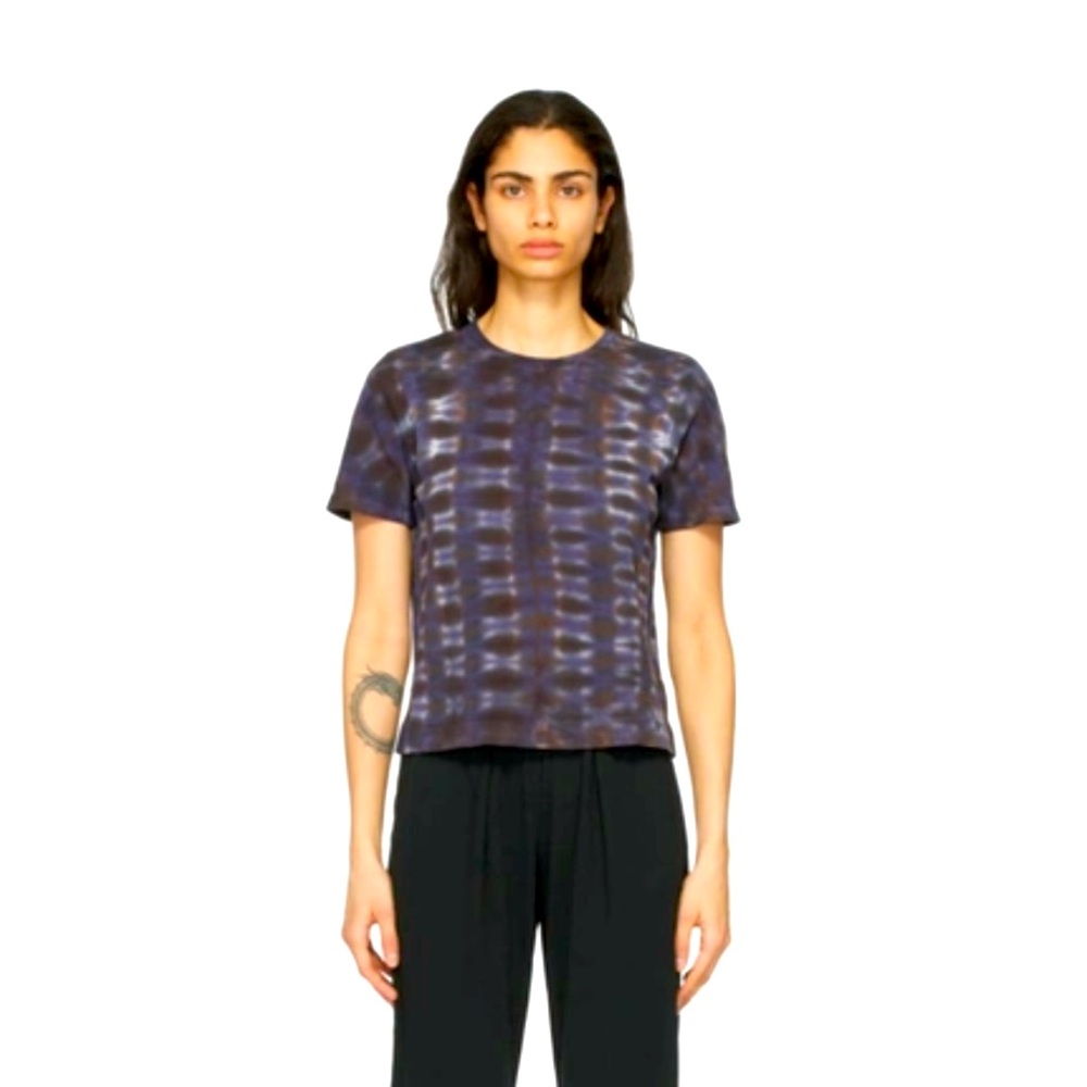 Raquel Allegra Tie-Dye T-Shirt, Night Orchard Color, Size 3 (10), NWT